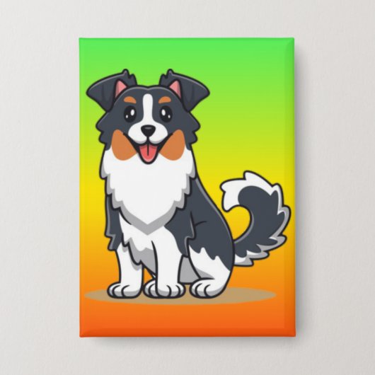 Cute Australian Shepherd-23144 Button (Voorkant)
