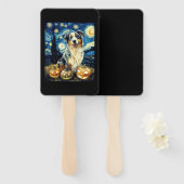 Cute Australian Shepherd Dog Halloween Jack O Lant Handwaaier (Voorkant en achterkant)