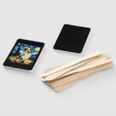 Cute Australian Shepherd Dog Halloween Jack O Lant Handwaaier (Niet-gemonteerd)