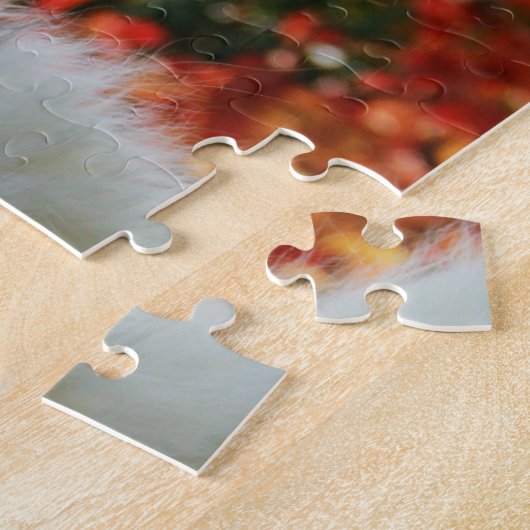 Cute Australian Shepherd Dog Portrait Legpuzzel (Zijkant)