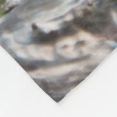 Cute Australian Shepherd Dog Puppy, comfort Fleece Deken (Hoek)