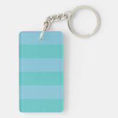 Cute Australian Shepherd Personalized | Blue Aqua Sleutelhanger (achterkant)
