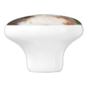 Cute Australian Shepherd puppy, portret Keramische Knop (Zijkant)