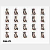 Cute Australian Shepherd Puppy Sticker (Vel)