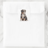 Cute Australian Shepherd Puppy Sticker (Tas)