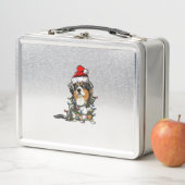 Cute Australian Shepherd Santa Kerstboom Ligh (In situ)
