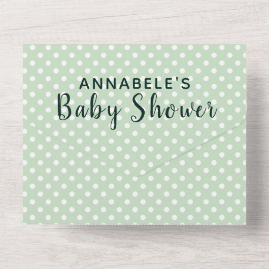 Cute Australische Dieren Baby Shower Uitnodiging (Achterkant)
