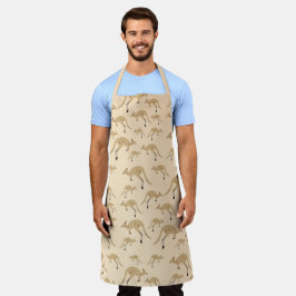 Cute Australische kangoeroe patroon  Schort