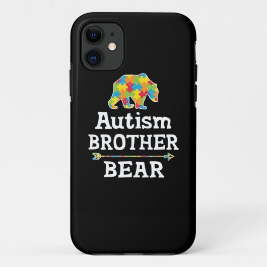 Cute Autism Awareness Brother Beer Case-Mate iPhone Case (Achterkant)
