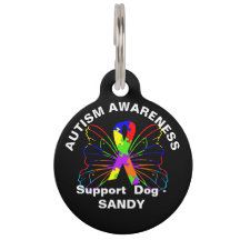 Cute Autism Awareness Dog Gift Personalized