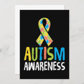 Cute Autism Awareness for Autism Awareness Kaart (Voorkant / Achterkant)