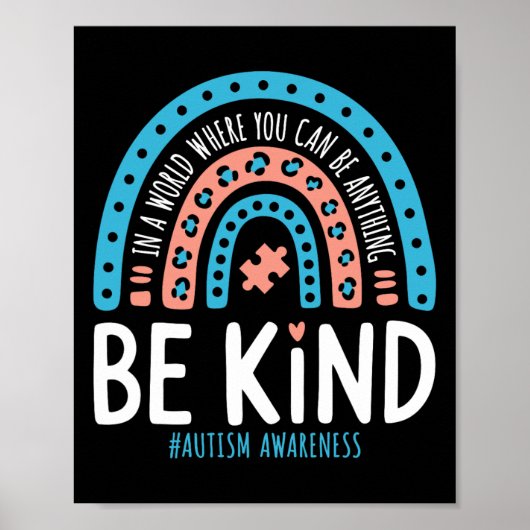 Cute Autism Awareness Poster (Voorkant)