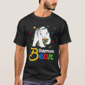 Cute Autism Awareness Stepmmma Family Autistic T-shirt (Voorkant)