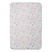 Cute Autumn Colorful Illustral Floral Pattern Badmat (Voorkant Verticaal)