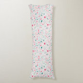 Cute Autumn Colorful Illustral Floral Pattern Lichaamskussen (Voorkant Verticaal)