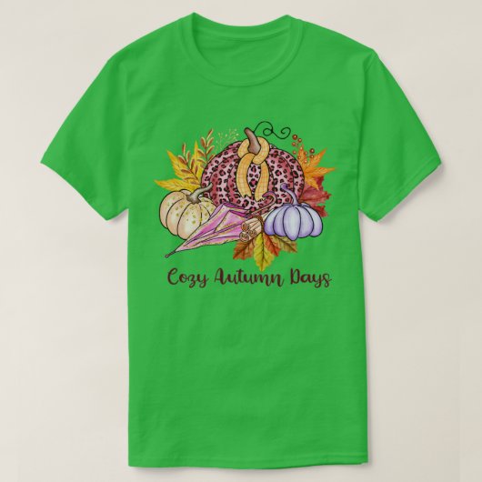 Cute Autumn Design2 T-shirt (Design voorkant)