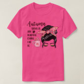 Cute Autumn Design T-shirt (Design voorkant)