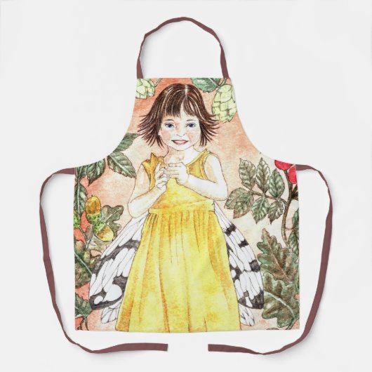 Cute Autumn Fairy Apron Schort (Voorkant)