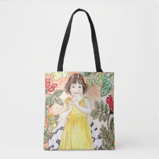 Cute Autumn Fairy Tote Bag