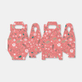 Cute Autumn Flowers Illustration Floral Pattern Bedankdoosjes (Uitgevouwen)