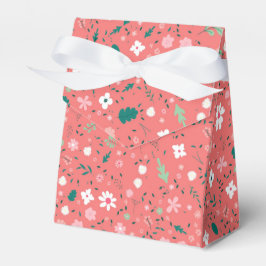 Cute Autumn Flowers Illustration Floral Pattern Bedankdoosjes