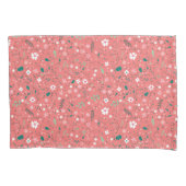 Cute Autumn Flowers Illustration Floral Pattern Kussensloop (Voorkant-Links)