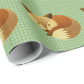 Cute Autumn Fox Cadeaupapier (Rol Hoek)