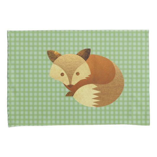 Cute Autumn Fox Kussensloop (Voorkant-Rechts)