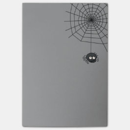 Cute Autumn Grey Halloween Spiderweb Post Post-it® Notes