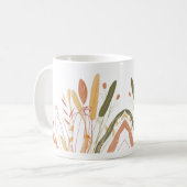 Cute Autumn Leaves Pattern Koffiemok (Voorkant links)