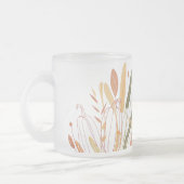 Cute Autumn Leaves Pattern Matglas Koffiemok (Links)