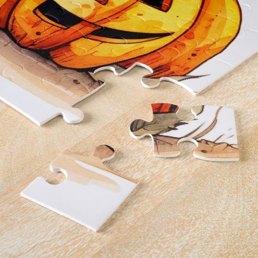 Cute Autumn Scarecrow Legpuzzel (Zijkant)