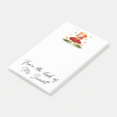 Cute Autumn Squirrel Post-it® Notes (Schuin)
