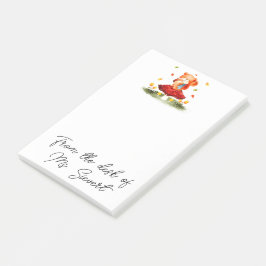 Cute Autumn Squirrel Post-it® Notes