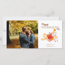 Cute Autumn Thanksgiving met Branches & Bird