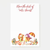 Cute Autumn Time Fun Playmates Post-it® Notes (Voorkant)