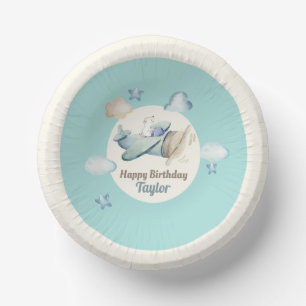 Cute Aviation Theme Toddler Boy's Birthday Party Papieren Kommen