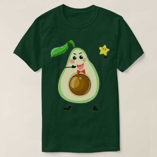 Cute Avocado 33 T-shirt (Design voorkant)