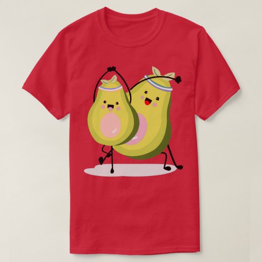 Cute Avocado 41 T-shirt (Design voorkant)