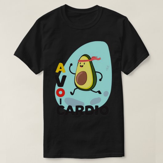 Cute avocado avocardio 2 t-shirt (Design voorkant)