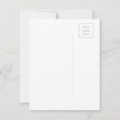 Cute Avocado-Cartoon in het Briefkaart van het rod (Achterkant)