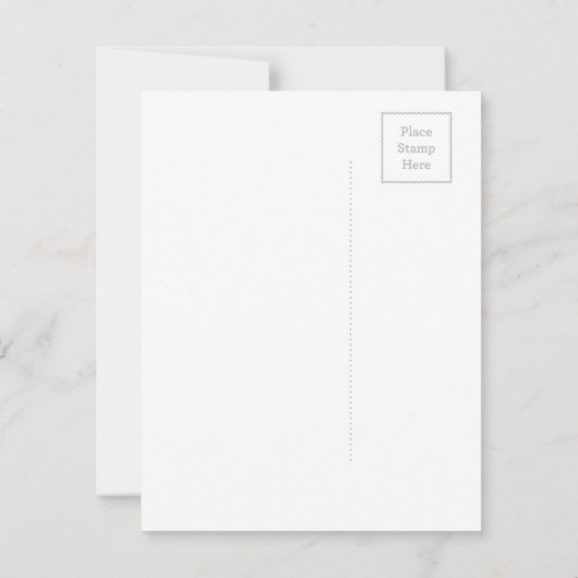 Cute Avocado-Cartoon in het Briefkaart van het rod (Achterkant)