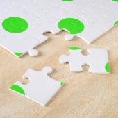 Cute Avocado-Cartoon in het rode hart Legpuzzel (Zijkant)