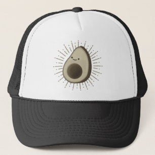Cute Avocado Cartoon in  stijl Trucker Pet