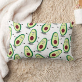 Cute Avocado Cartoon Pattern Pillow Kussen (Deken)