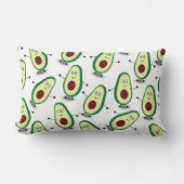 Cute Avocado Cartoon Pattern Pillow Kussen (Voorkant)
