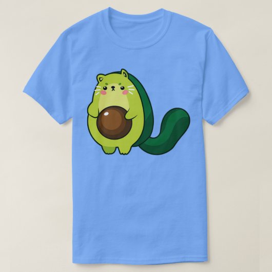 Cute Avocado Cat 4 T-shirt (Design voorkant)