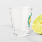 Cute Avocado Couple Funny I love You Jubileum Shot Glas (Links)
