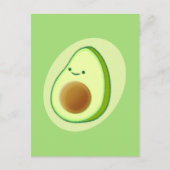 Cute Avocado Drawing Briefkaart (Voorkant)