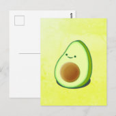 Cute Avocado Drawing Briefkaart (Voorkant / Achterkant)